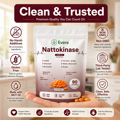 Nattokinase-4000 FU Enteric Coated Softgels |