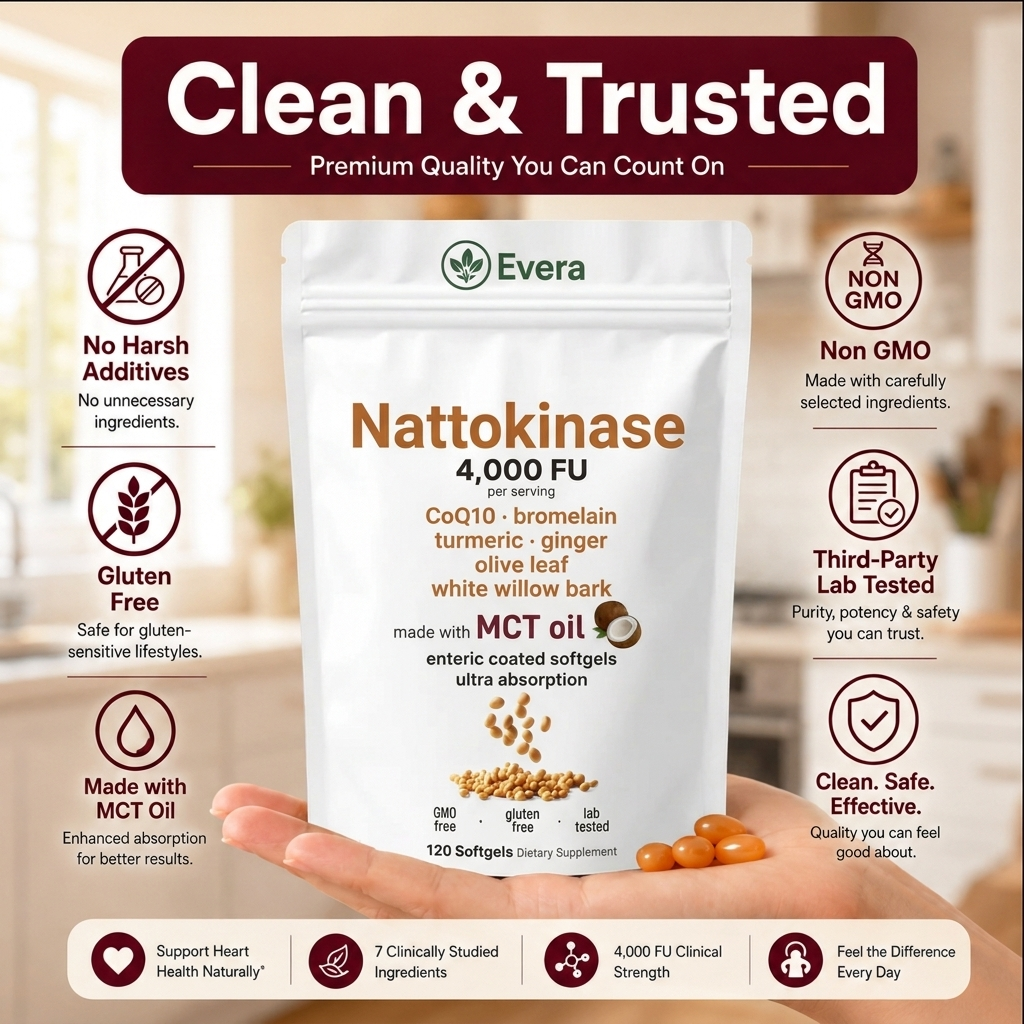 Nattokinase-4,000 FU Enteric Coated Softgels |